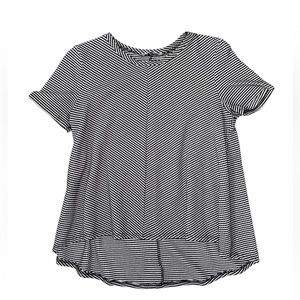 Zara Black and White Print Top